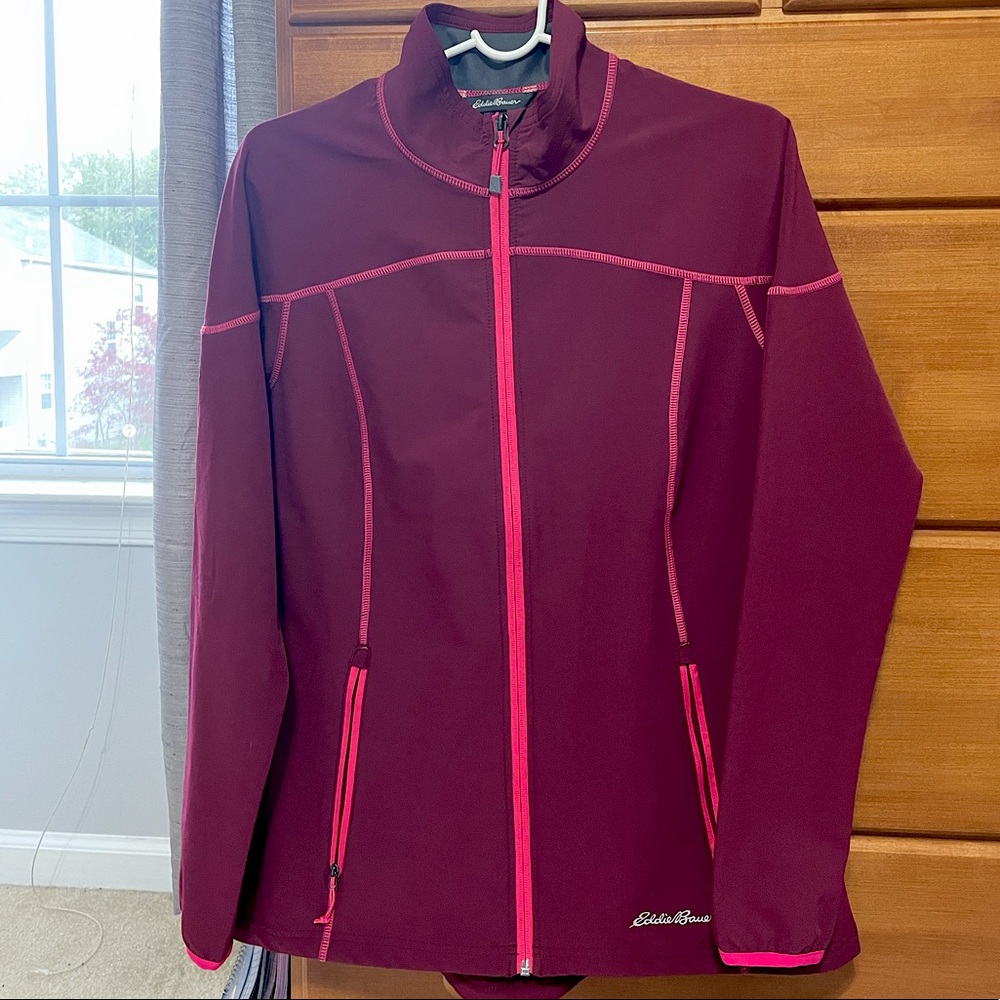 Eddie Bauer workout zip up jacket